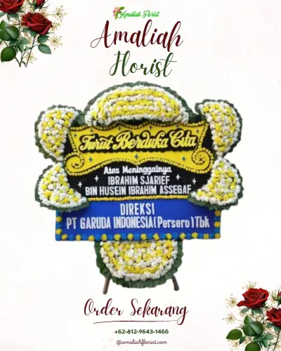 Papan Bunga Duka di Ciptaharja